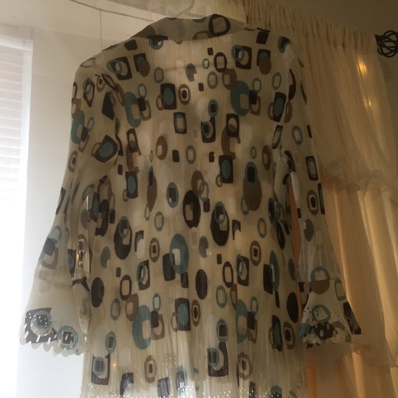 Multi Pattern Blouse - Picture 5 of 6